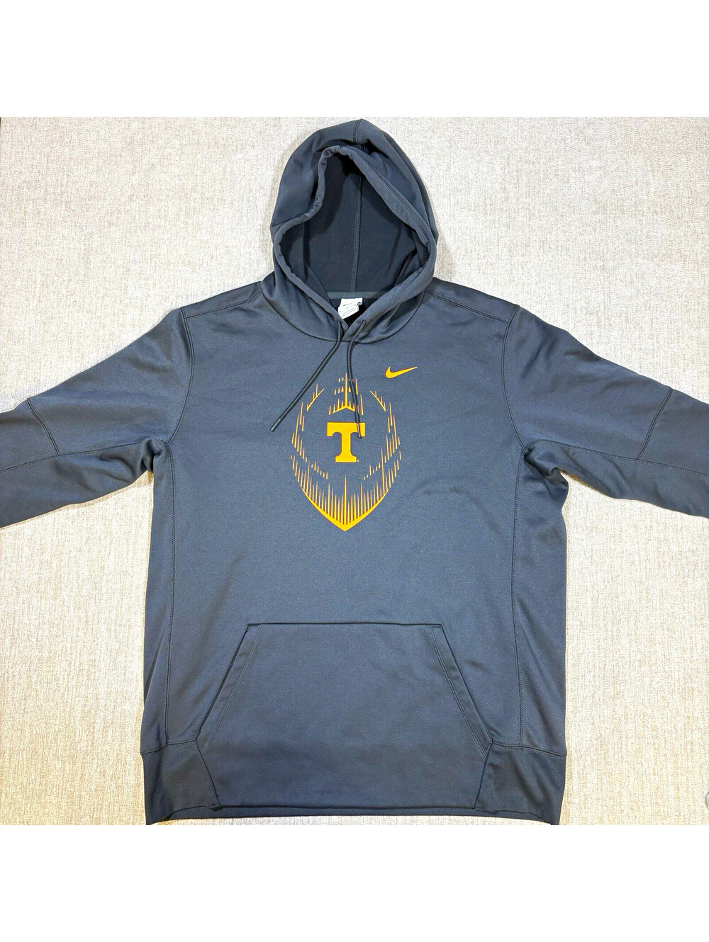 Nike Tennessee Volunteers Vols Hoodie Mens XL Gray Pullover Football Power T